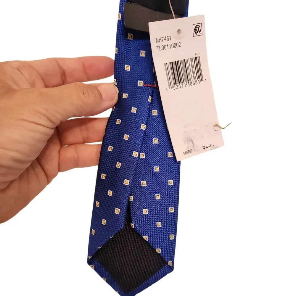 NWT Boy's Tommy Hilfiger Blue And Yellow Tie One Size